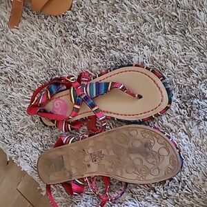 Bright multicolor sandal K9